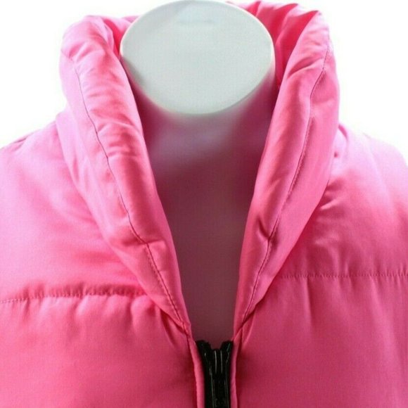 Girls Amy Byer Sleevless Zip Up Vest Pink Size M - Picture 2 of 8